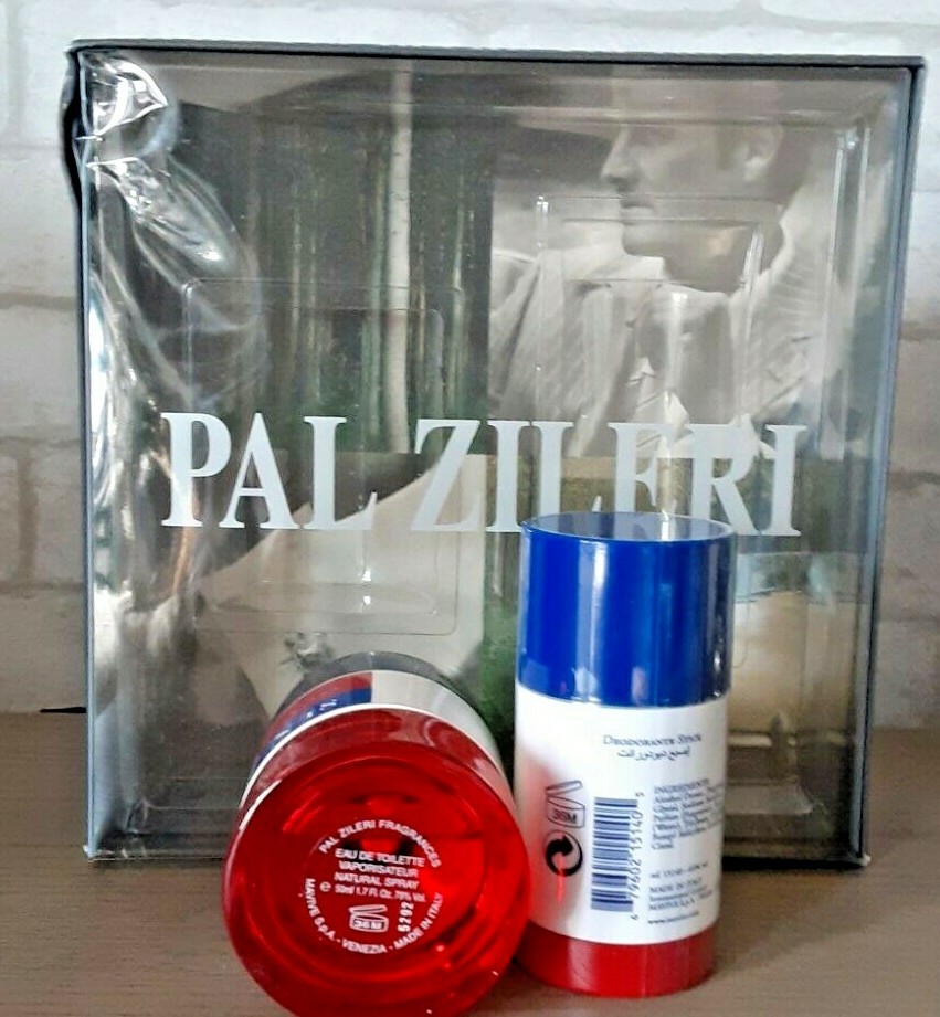 PAL ZILERI CONCEPT #18(M) SET 1.6 EDT SP + 2.5 DEODORANT Boxed See Details
