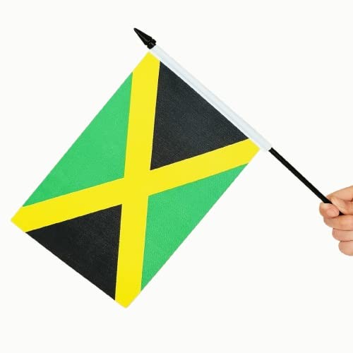 US American & Jamaica Friendship Table Flag, Jamaican Flags For Room Display,