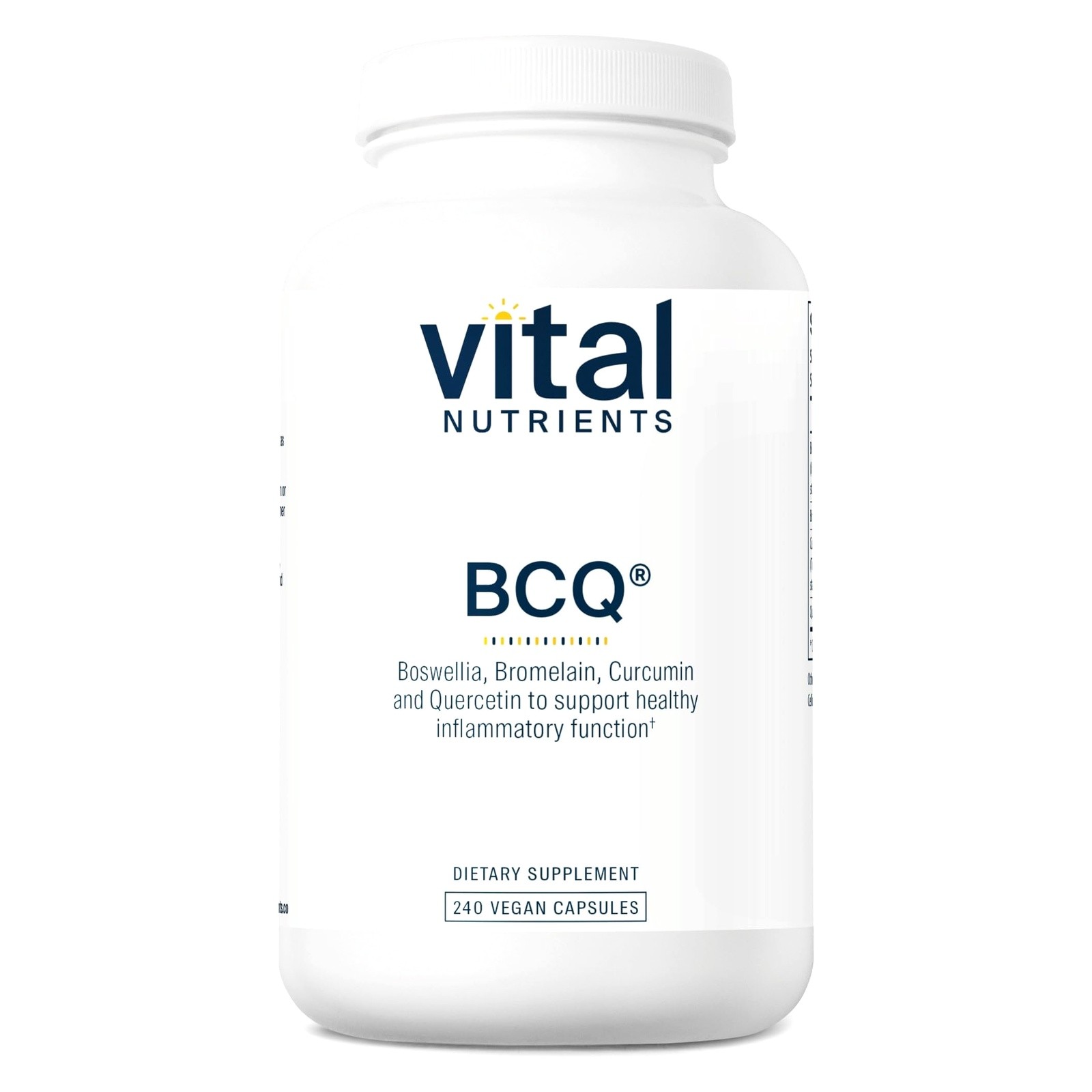 Vital Nutrients BCQ Joint Support Vegan Supplement 240 Capsules 240 Caps-07/28