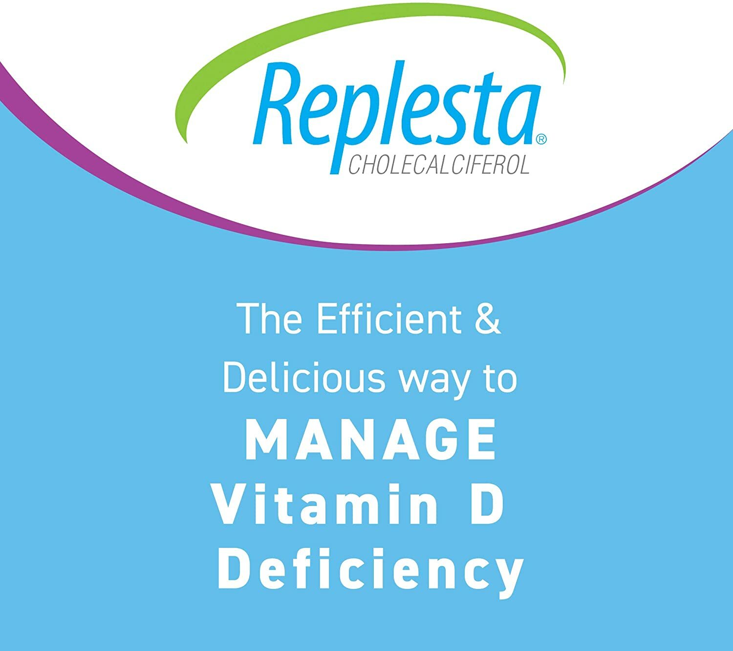 Replesta 50,000 IU Vitamin D3, Chewable Wafer, Natural Orange Flavor, 4 ct, 1 pk