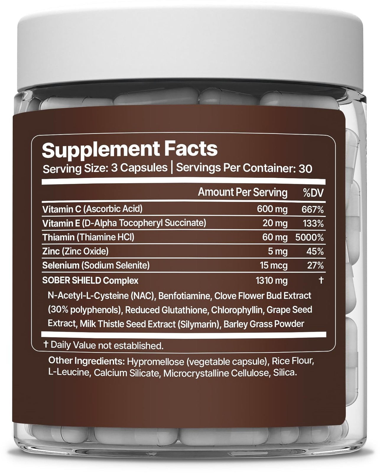 Sober Shield | All-in-One Detox & Craving Support – Focus, Mood & Motivation Sup