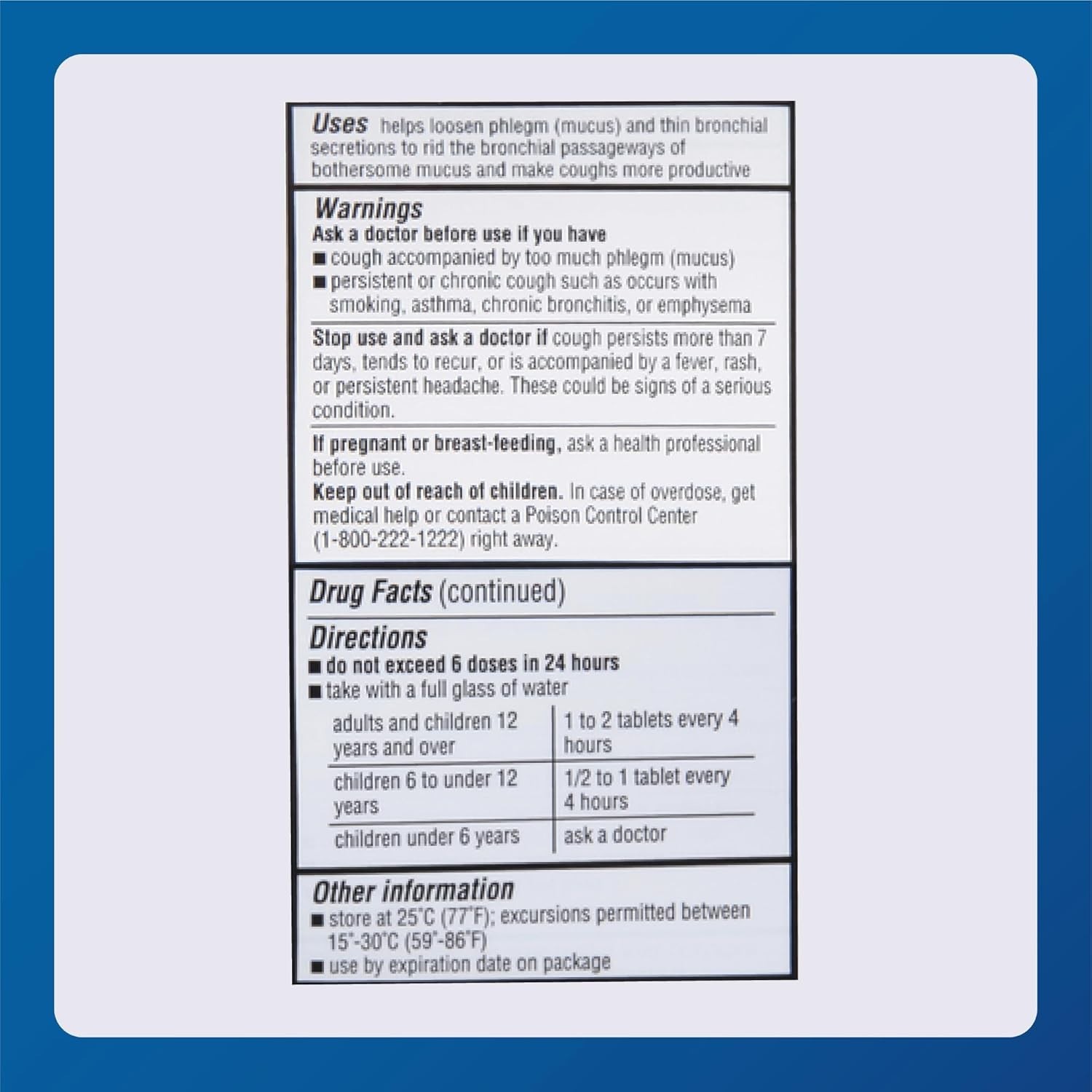 Major Pharmaceuticals, Cold and Cough Relief Major 200 mg Strength Tablet 100 pe
