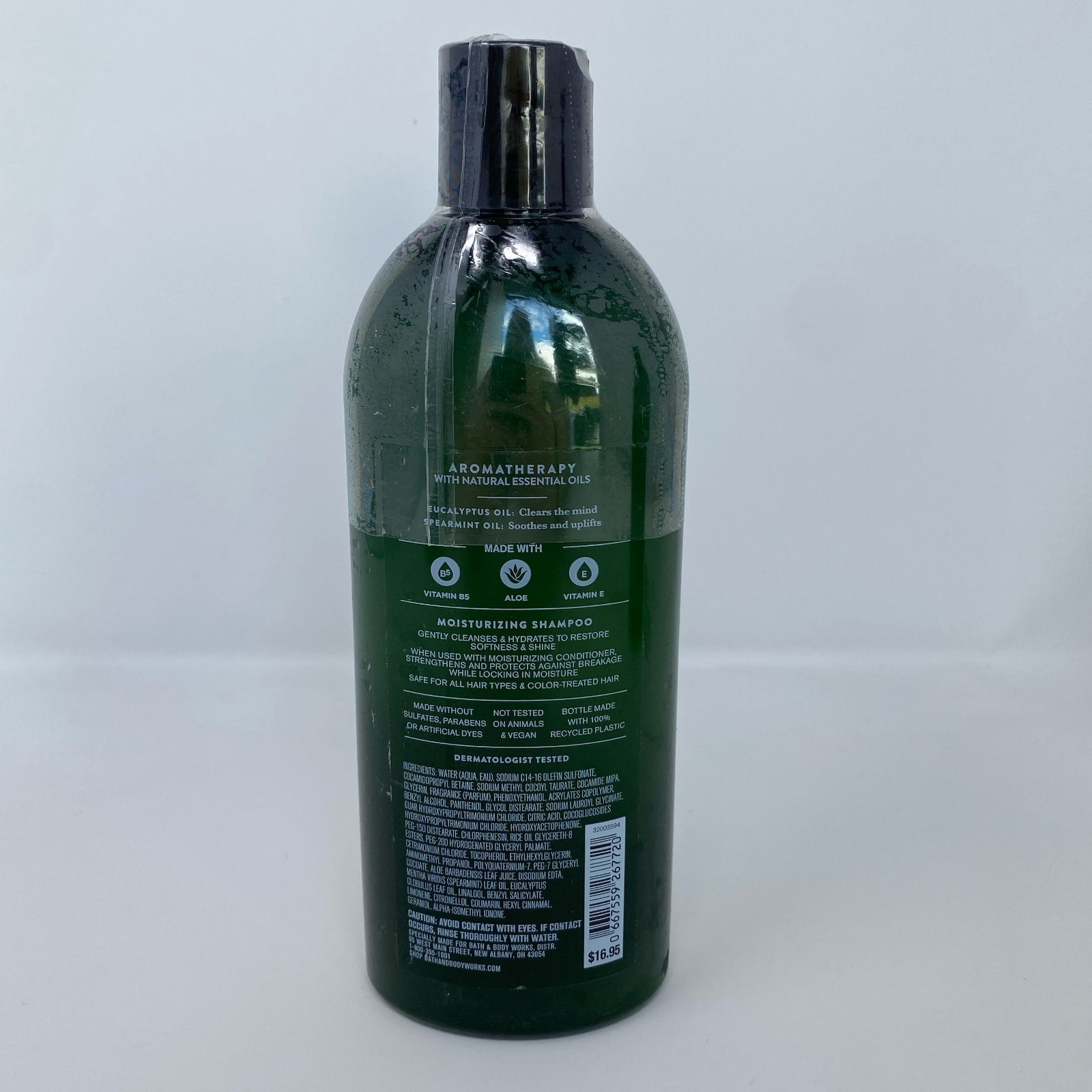 Bath & Body Works Eucalyptus Spearmint Shampoo 2-Pack 16oz Green