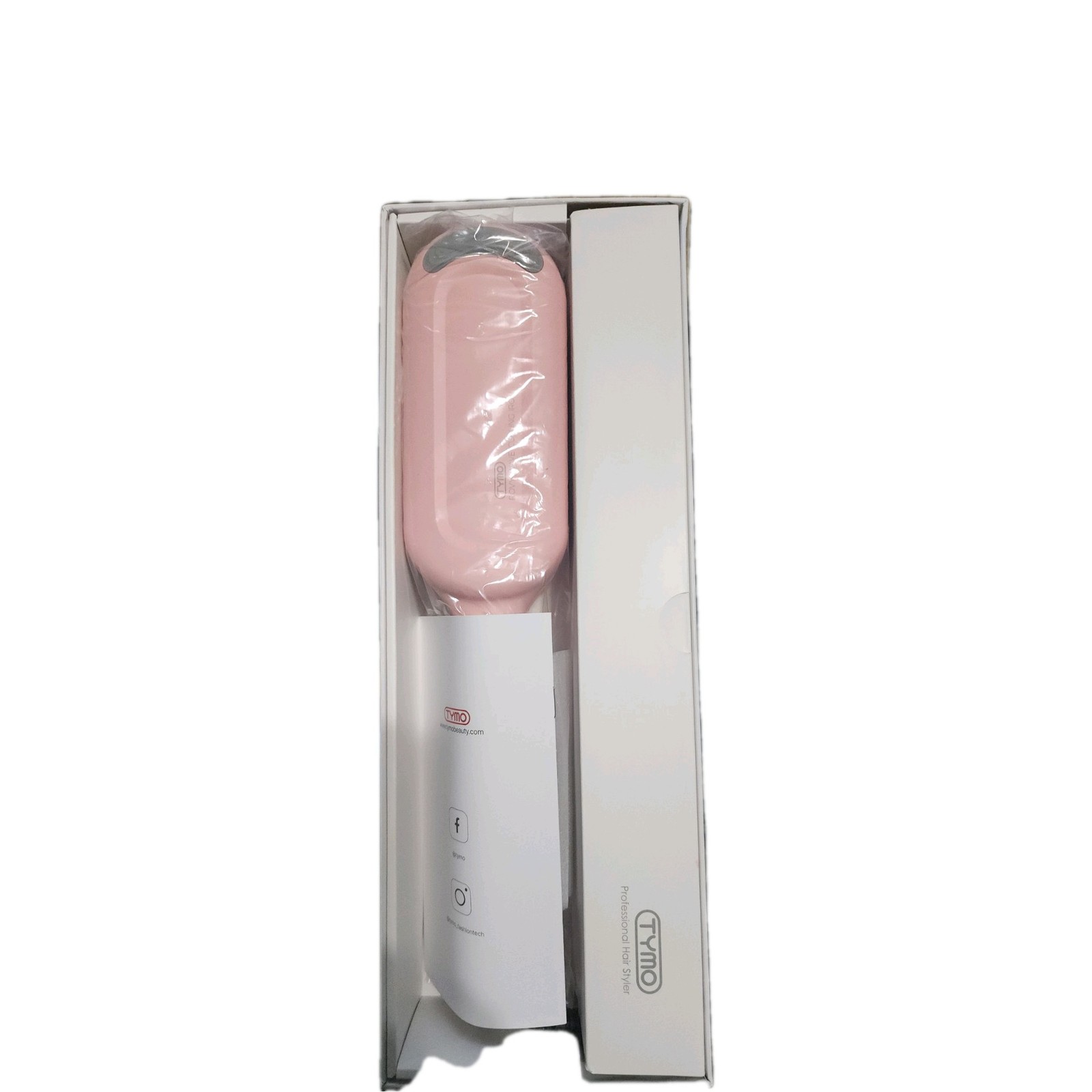 Curling Iron Hair Crimper Waver – TYMO ROVY Beach Waves Curling Wand, Pink, 1.25