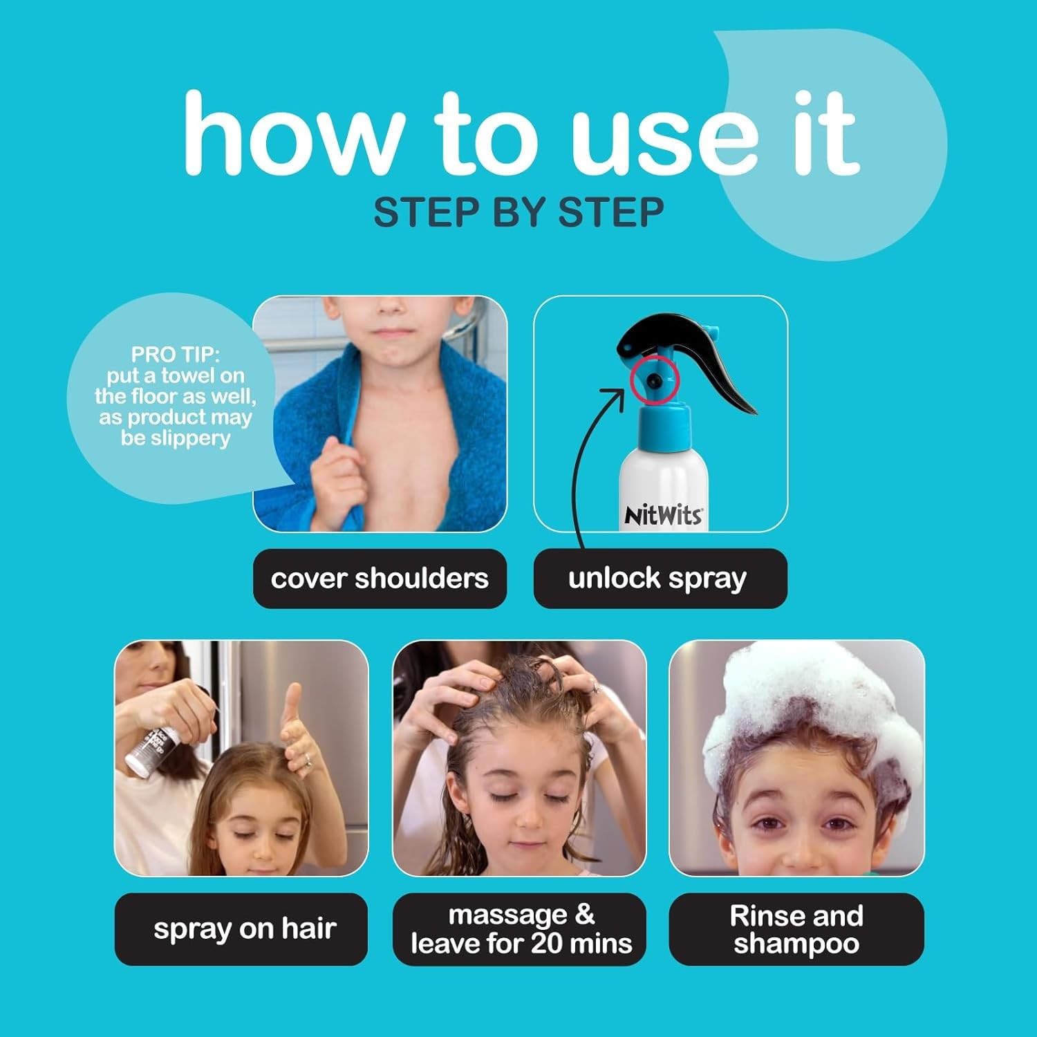 All-in-One Head Lice Treatment Spray, Kills Lice, Super & Eggs,…