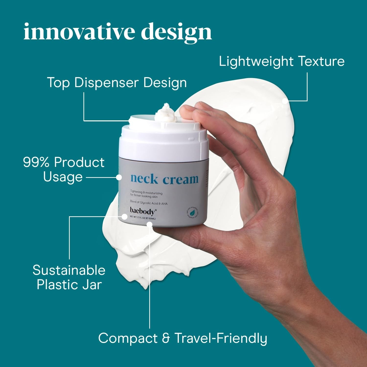Revitalize & Tighten: Advanced Neck Firming Cream with AHA & Green Tea