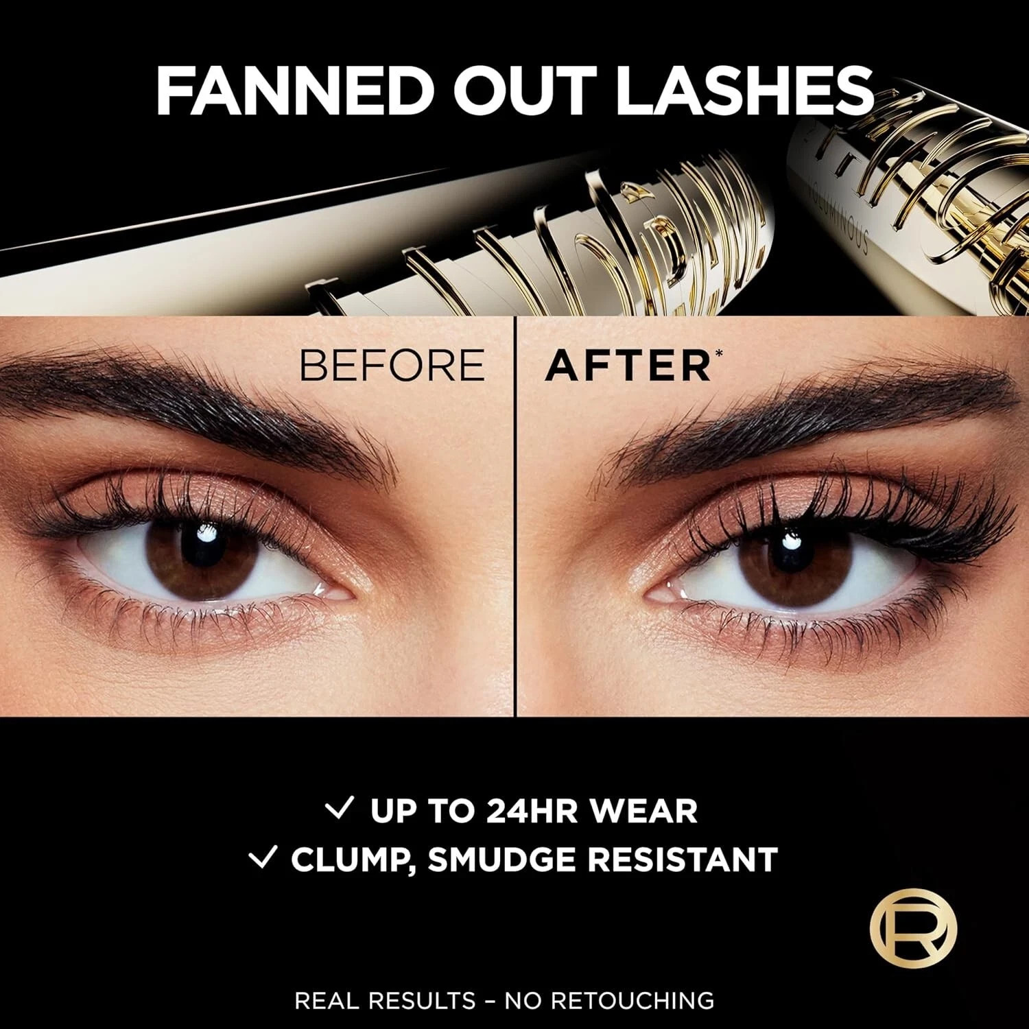 (2) L’oreal Voluminous Panorama Mascara 701 Blackest Black 0.33 OZ – New W/O Box