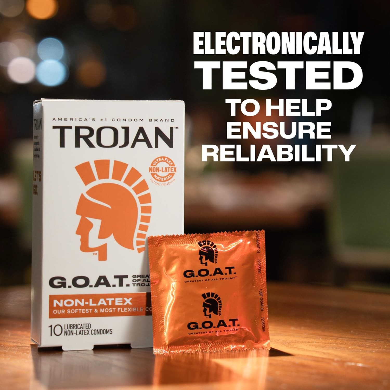 Trojan Magnum Thin Condoms Large Size Lubricated Latex 12 Count NEW