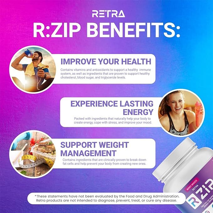 Rzip drink fat burning energy Berry Breeze Flavor