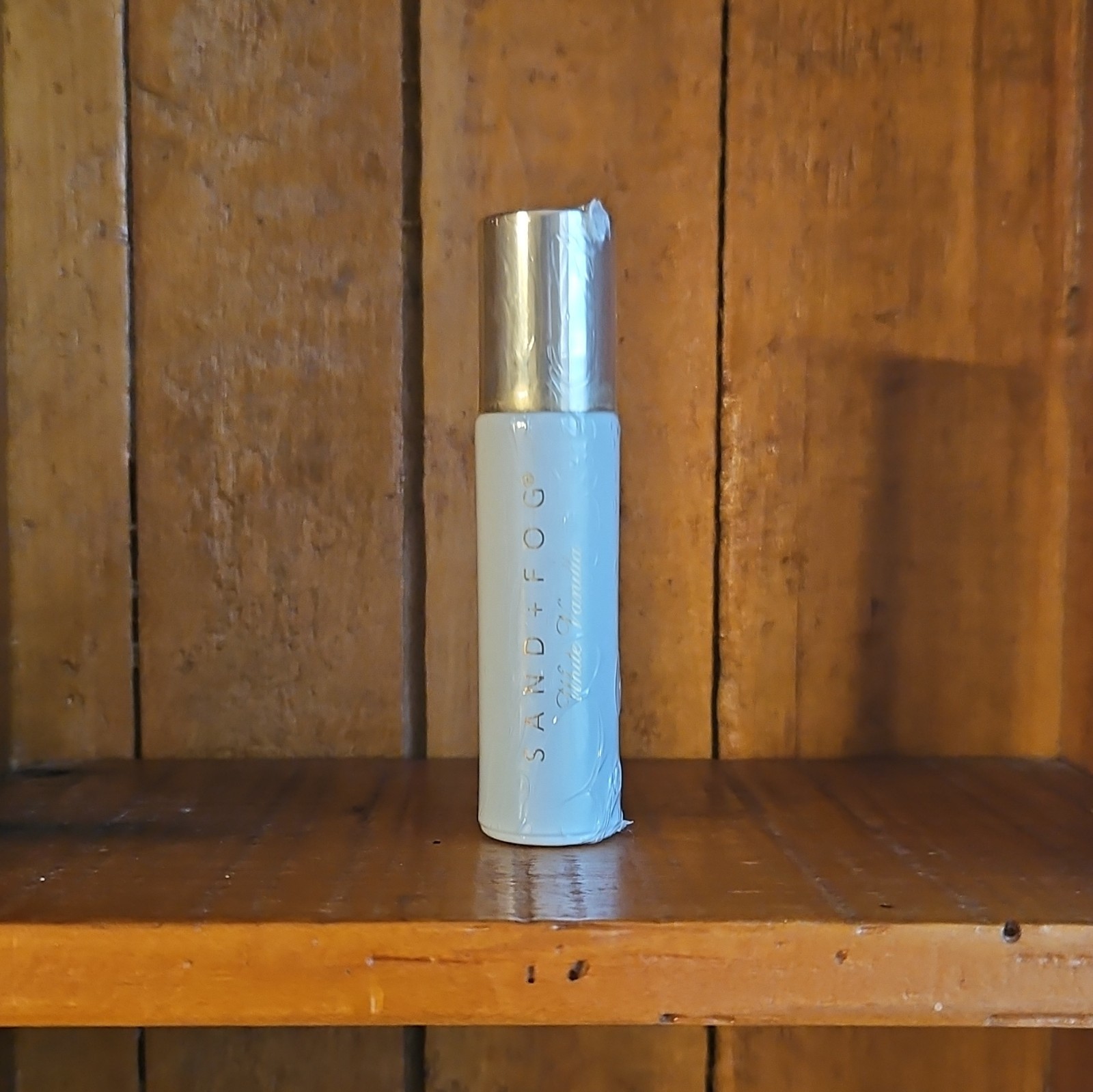 3Piece SAND&OG White Vanilla Body Scrub 10oz,Diffuser Oil .33 oz, Perfume Roller