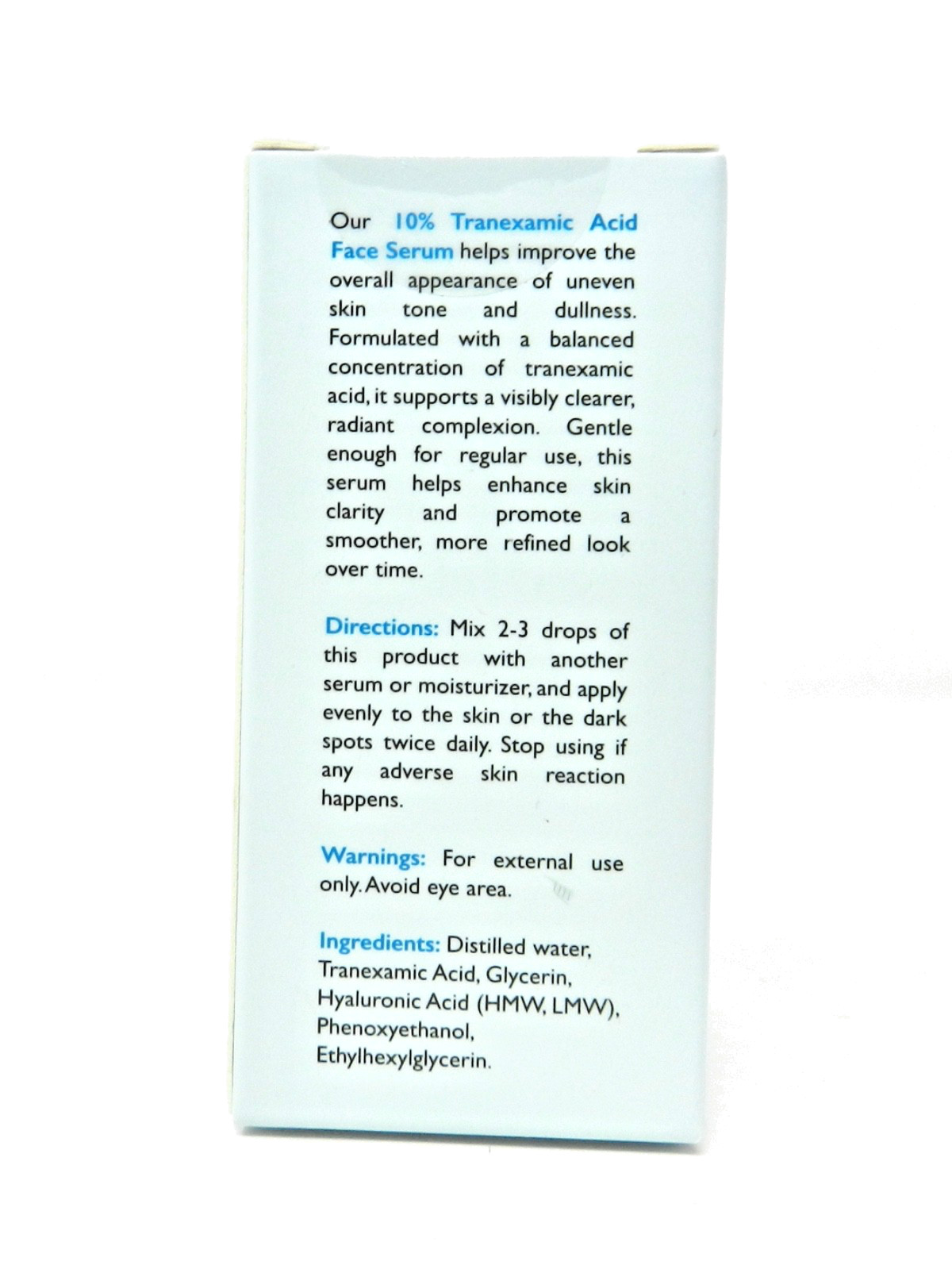 OMIC+ 10% Tranexamic Acid Face Serum 0.33 oz / 10 mL Lot of 3 Vegan Exp 11/2030