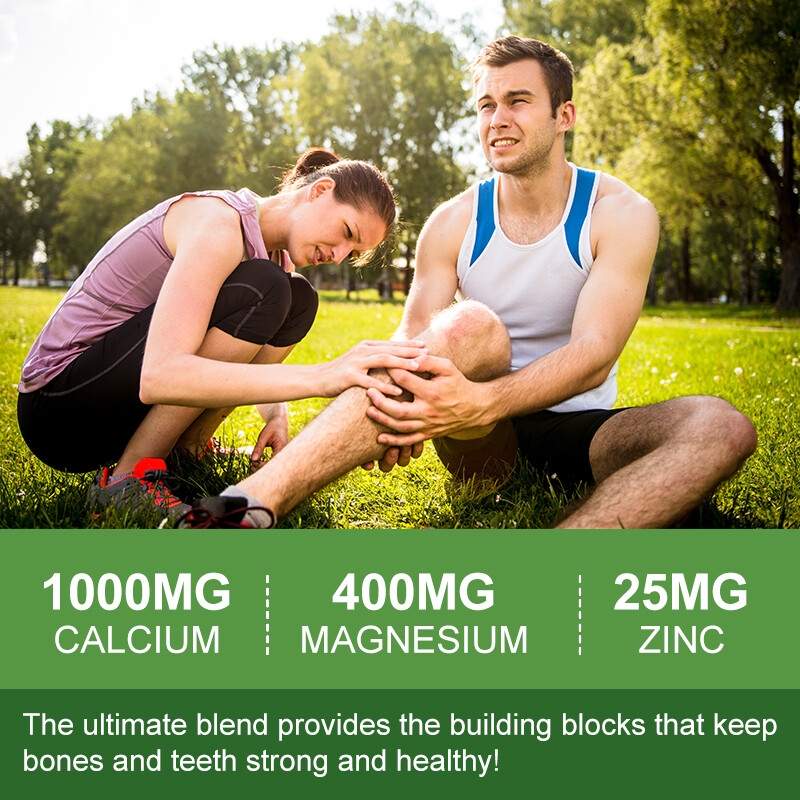 Calcium Magnesium Zinc Vitamin D3 Capsules Support Bone Health ,Immune ,Energy