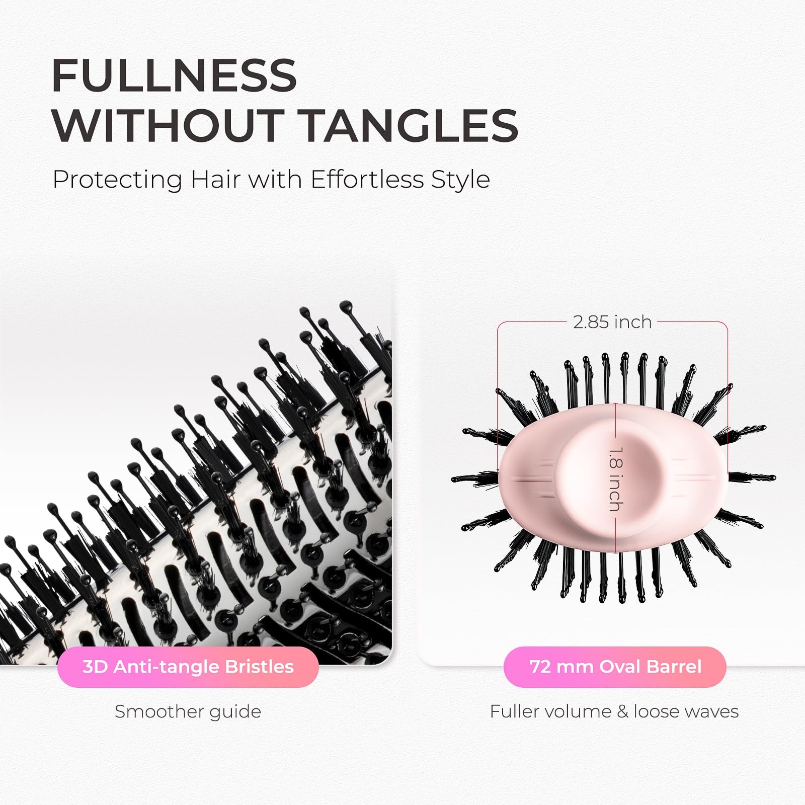 TYMO Hair Dryer Brush Blow Dryer Brush in One, 4 in 1 Ionic Hairdryer and Styler