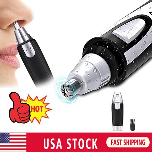 Hot Men Nose Ear Face Neck Eyebrow Hair Mustache Beard Trimmer Shaver Clipper