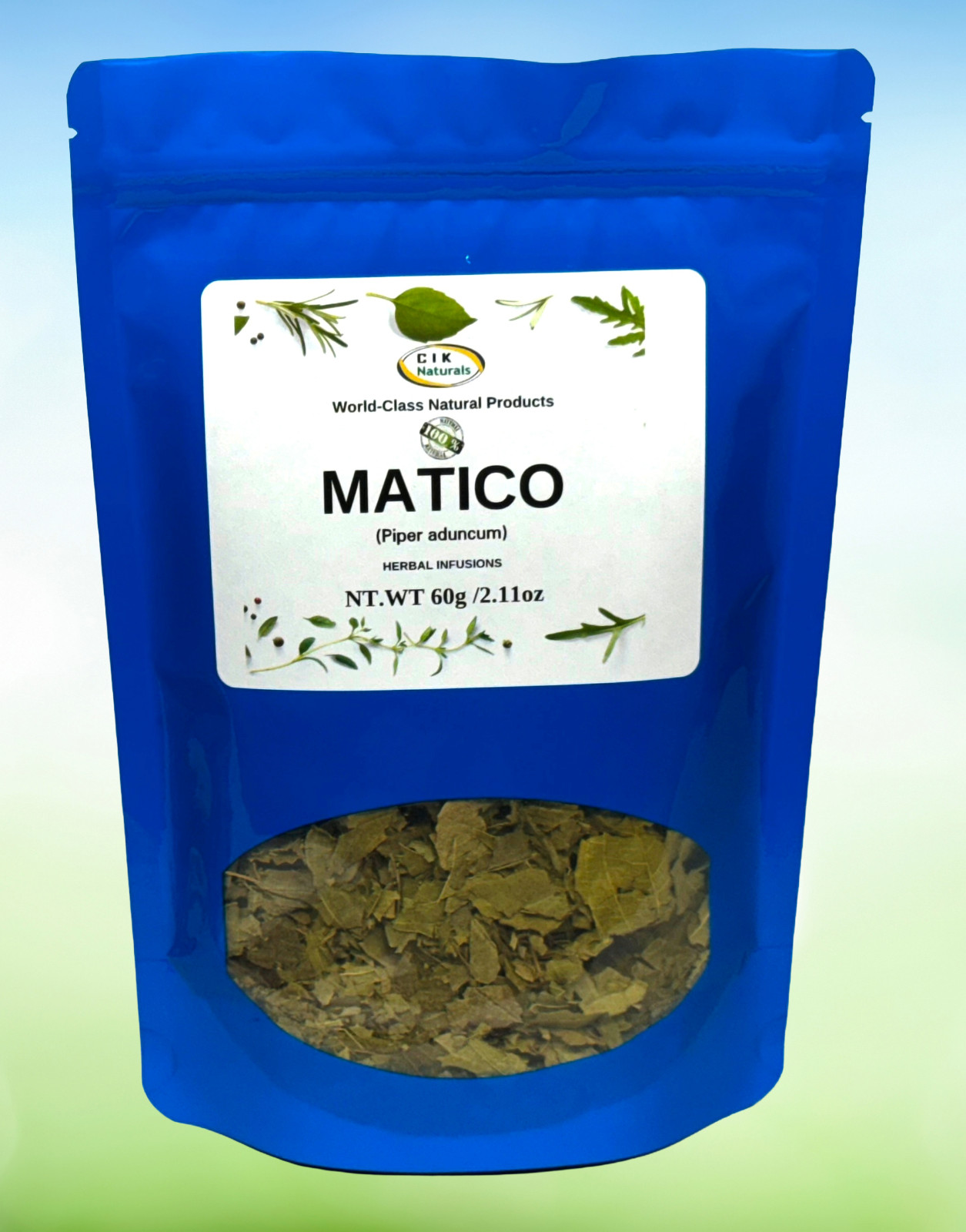 Matico Herbal Tea Peruvian Premium Hierba del Soldado Herbal Infusion (60g) Peru