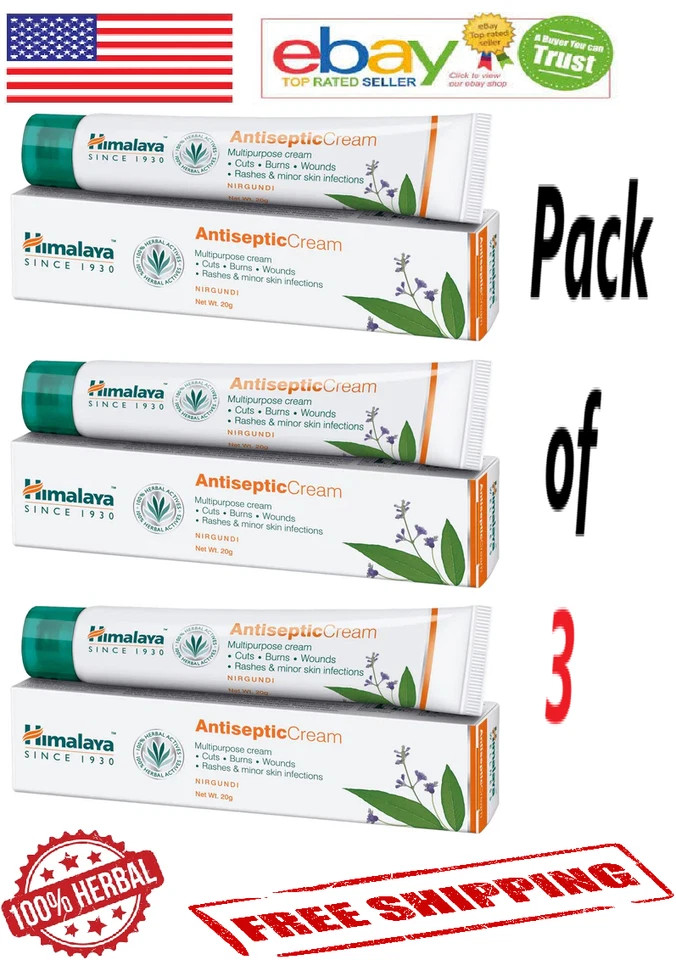 Himalaya ANTISEPTIC CREAM For Skin Care With Long Expiry 20 Gm – Pack of 3