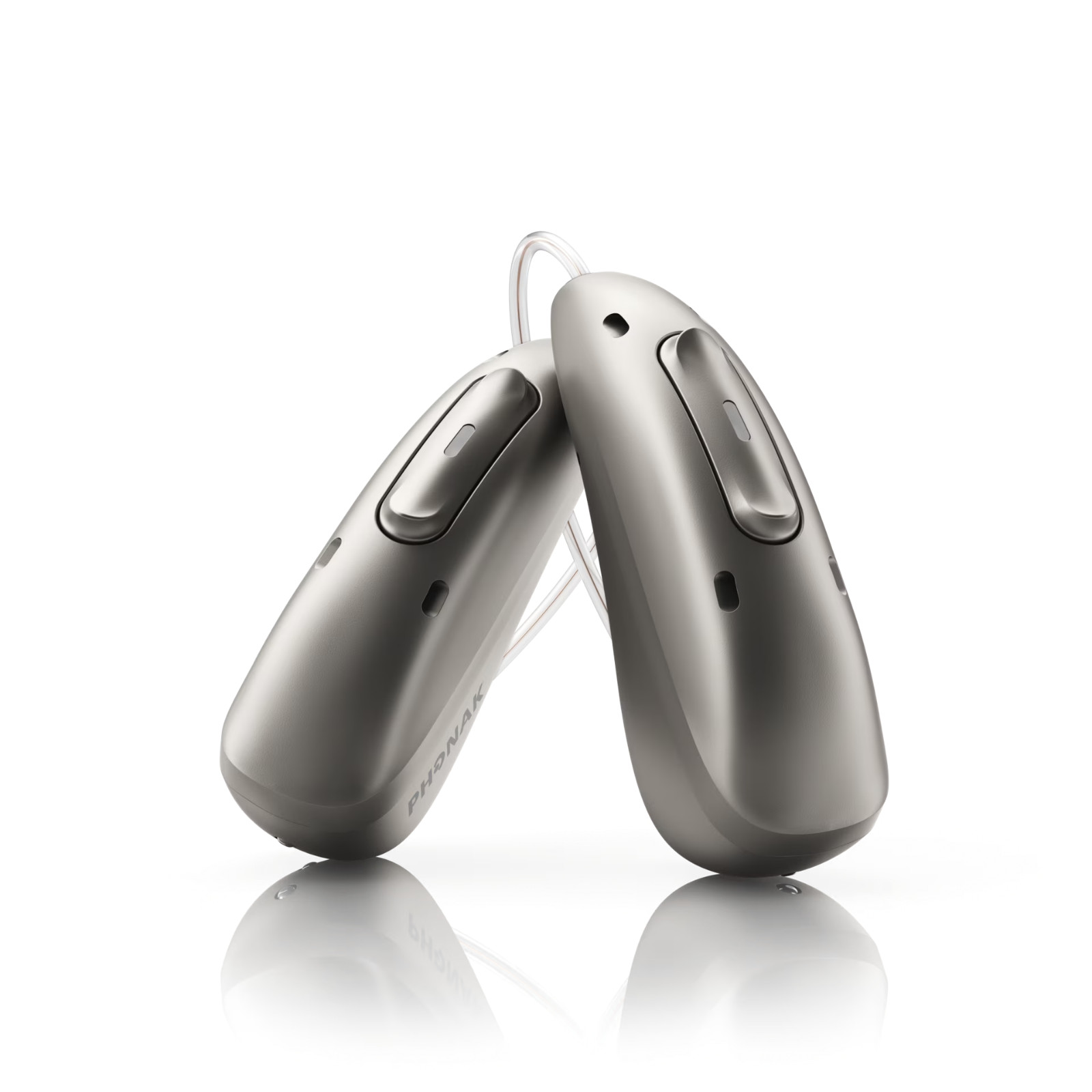 Phonak Audeo Lumity L90 PAIR Graphite Gray Hearing Aids + Charger