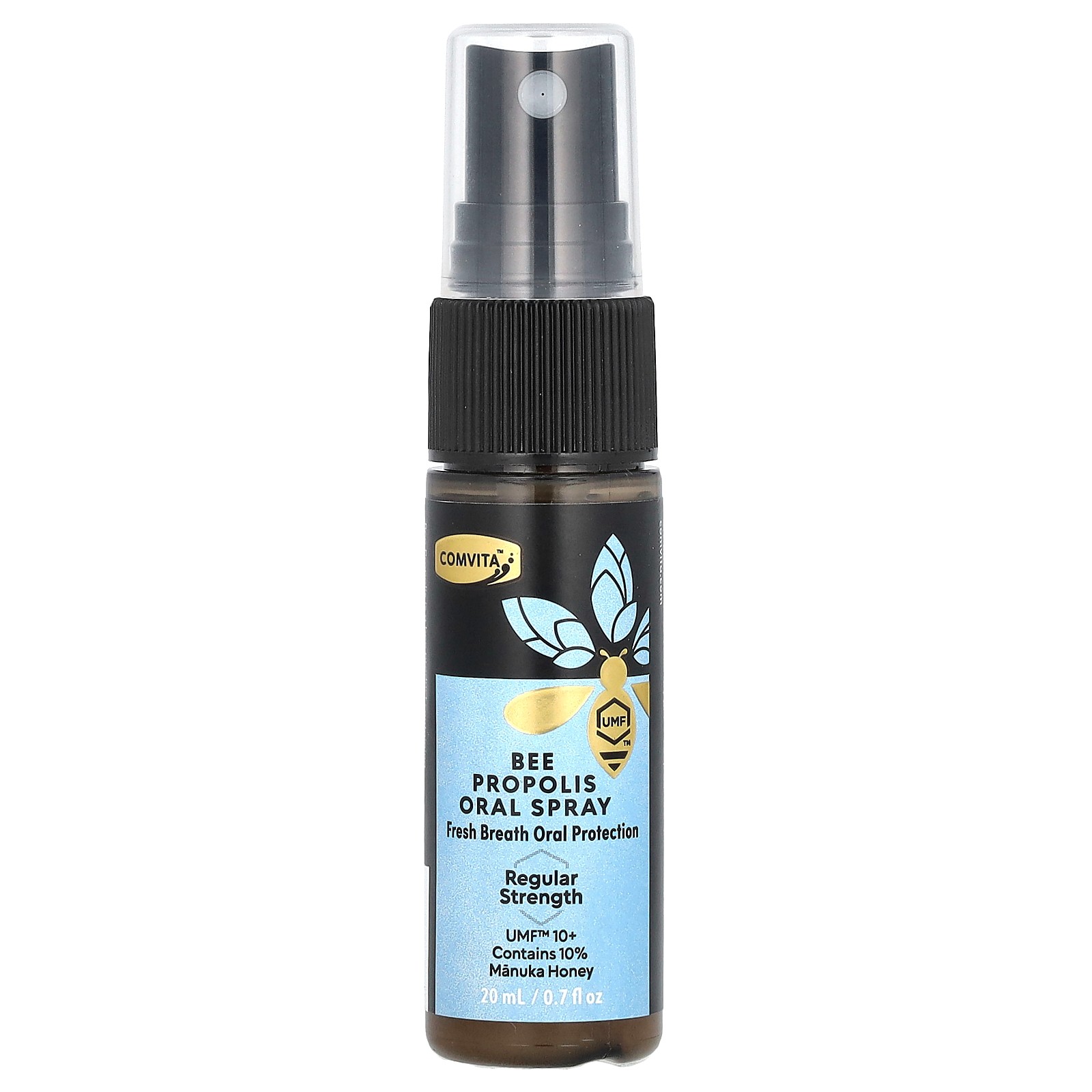 Bee Propolis Oral Spray, Regular Strength, UMF 10+, 0.7 fl oz (20 ml)