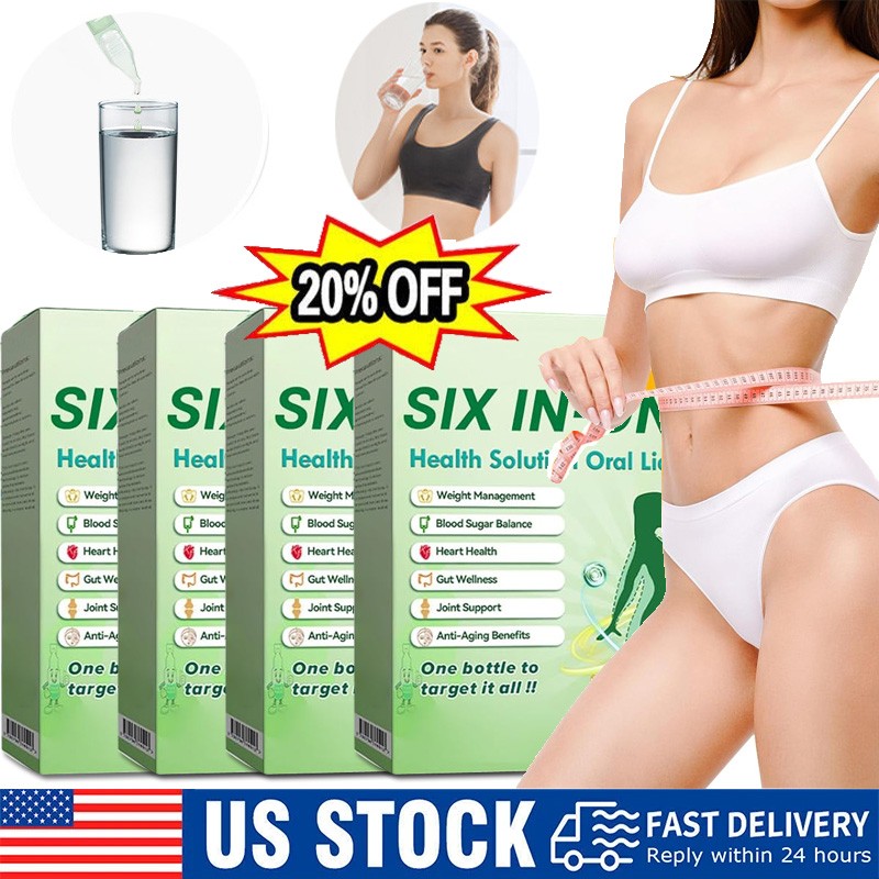 Six-in-One Health Solution Oral Liquid,one Bottle to Target It All HOT