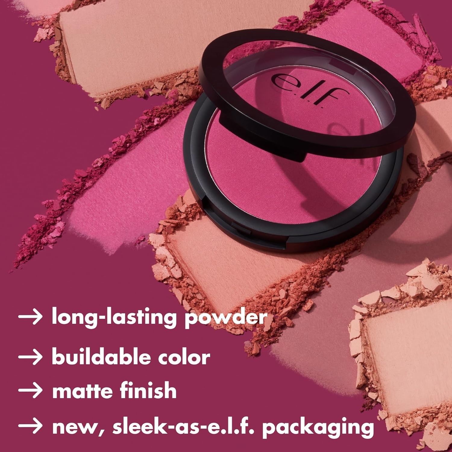 e.l.f. Primer Infused Blush Always Rosy Matte Blush