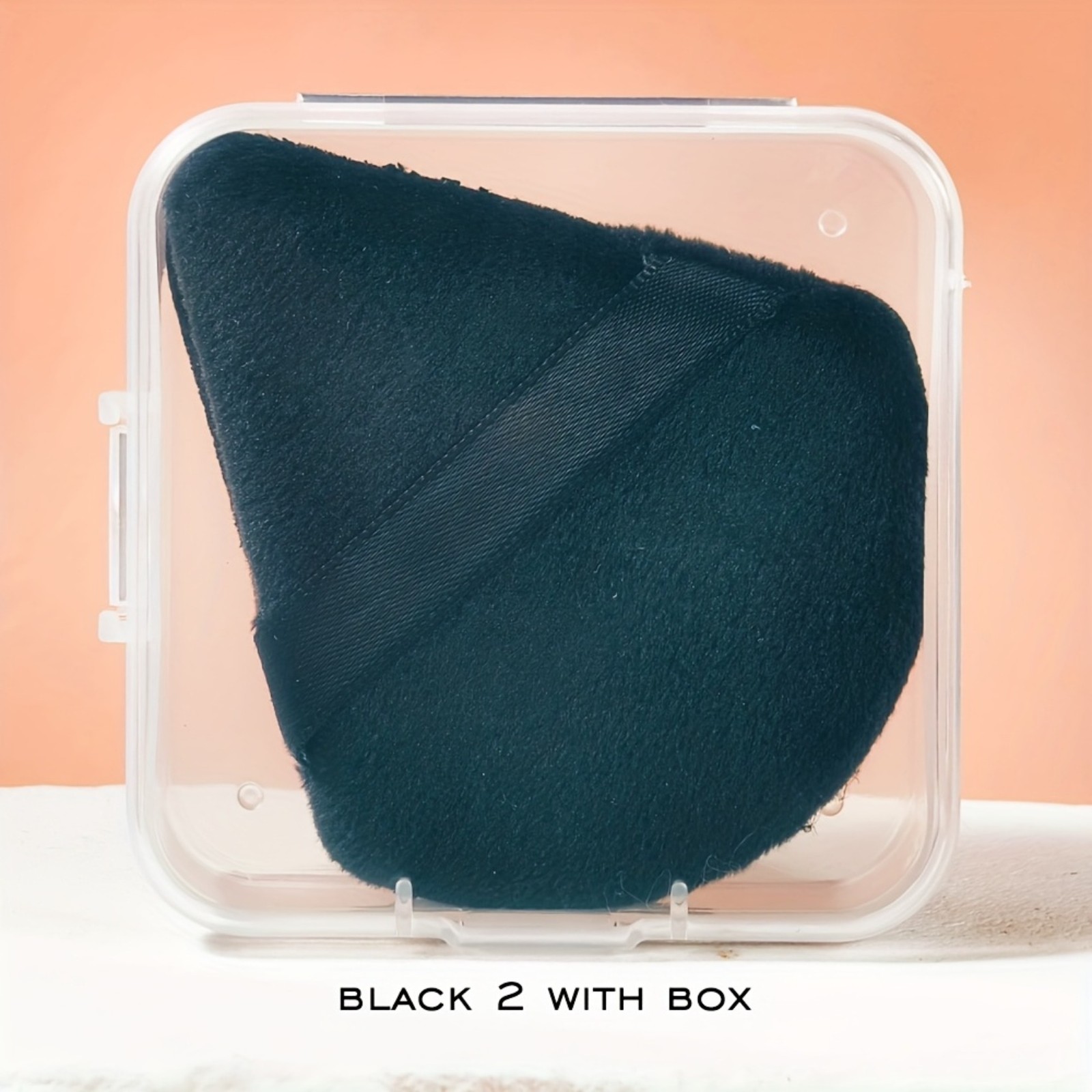 6PCS Triangle Powder Puff with Dust-Proof Box Setting Loose Powder Makeup