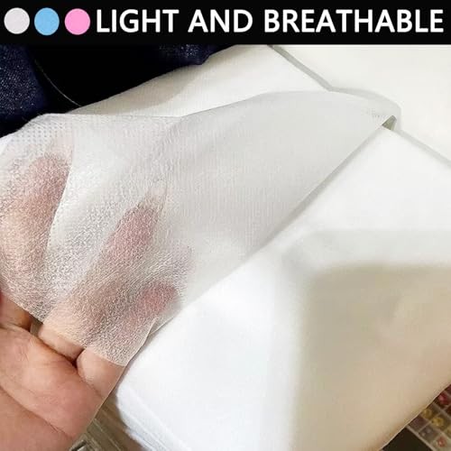 400 Sheets Nail Dust Collector Filter Paper Disposable Nail Dust 400 Pcs White
