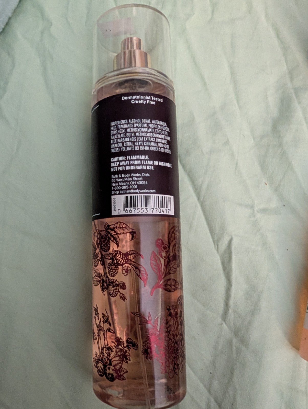 Bath & Body Works FROSTED CRANBERRY Fine Fragrance Mist Body Spray 8 oz