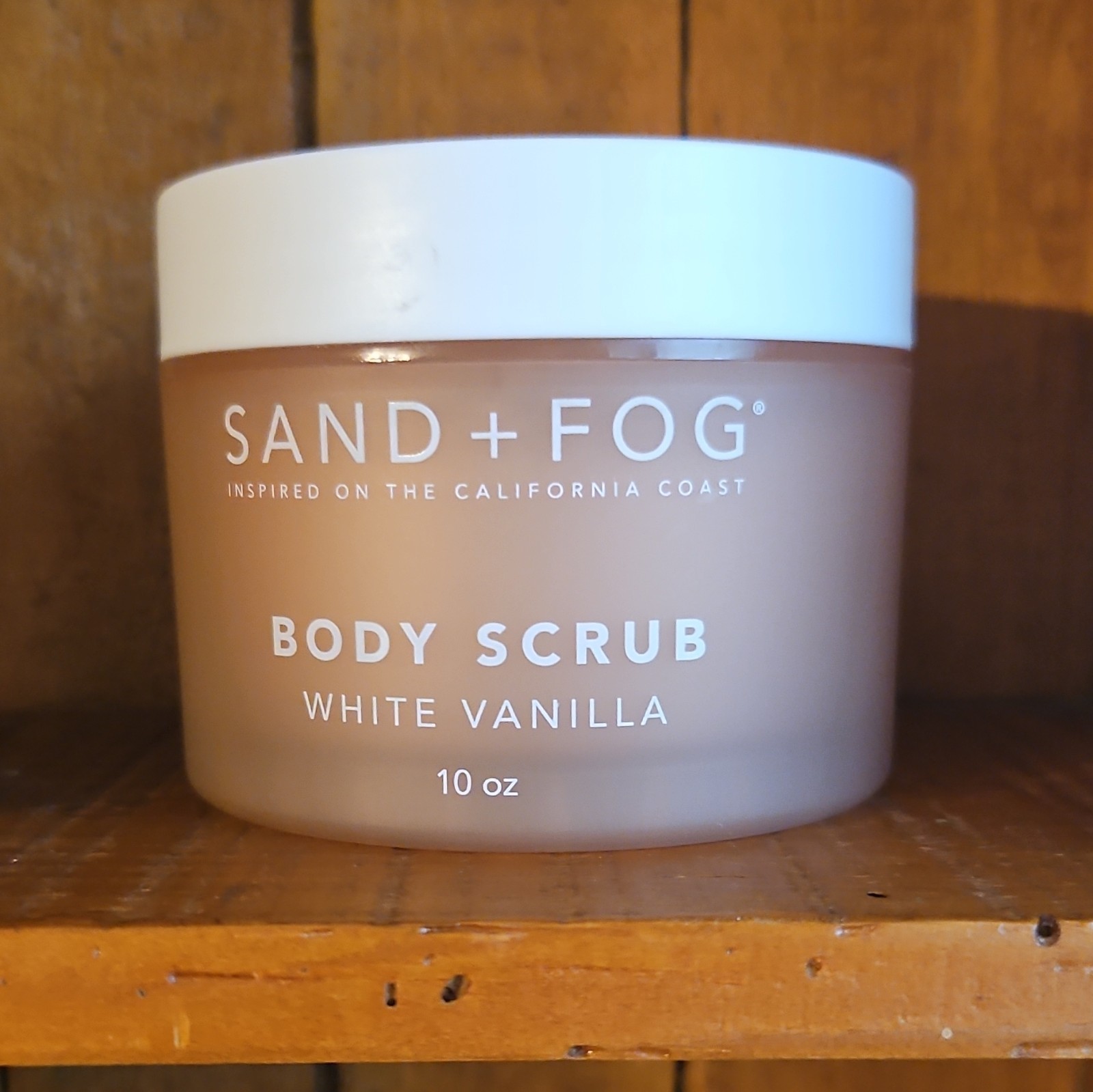 3Piece SAND&OG White Vanilla Body Scrub 10oz,Diffuser Oil .33 oz, Perfume Roller