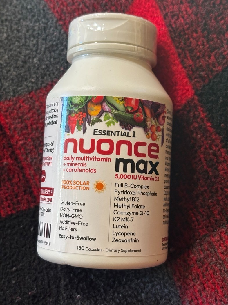Andrew Lessman Essential 1 nuonce max 5000 IU D3 180 Capsules With BB Date 06/28