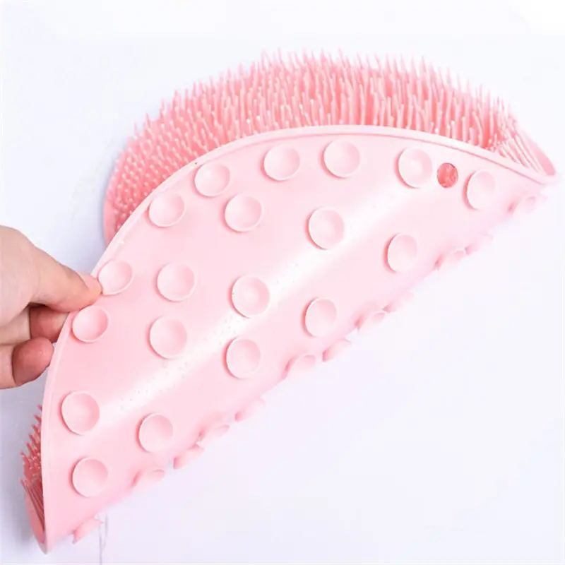 Shower Foot Back Scrubber Massage Pad Body Bath Soft Brush Mat Cleaning Bath