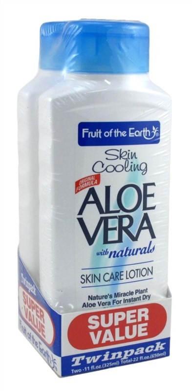 Fruit Of The Earth Bogo Lotion Aloe Vera Skin Cooling 11 Ounce