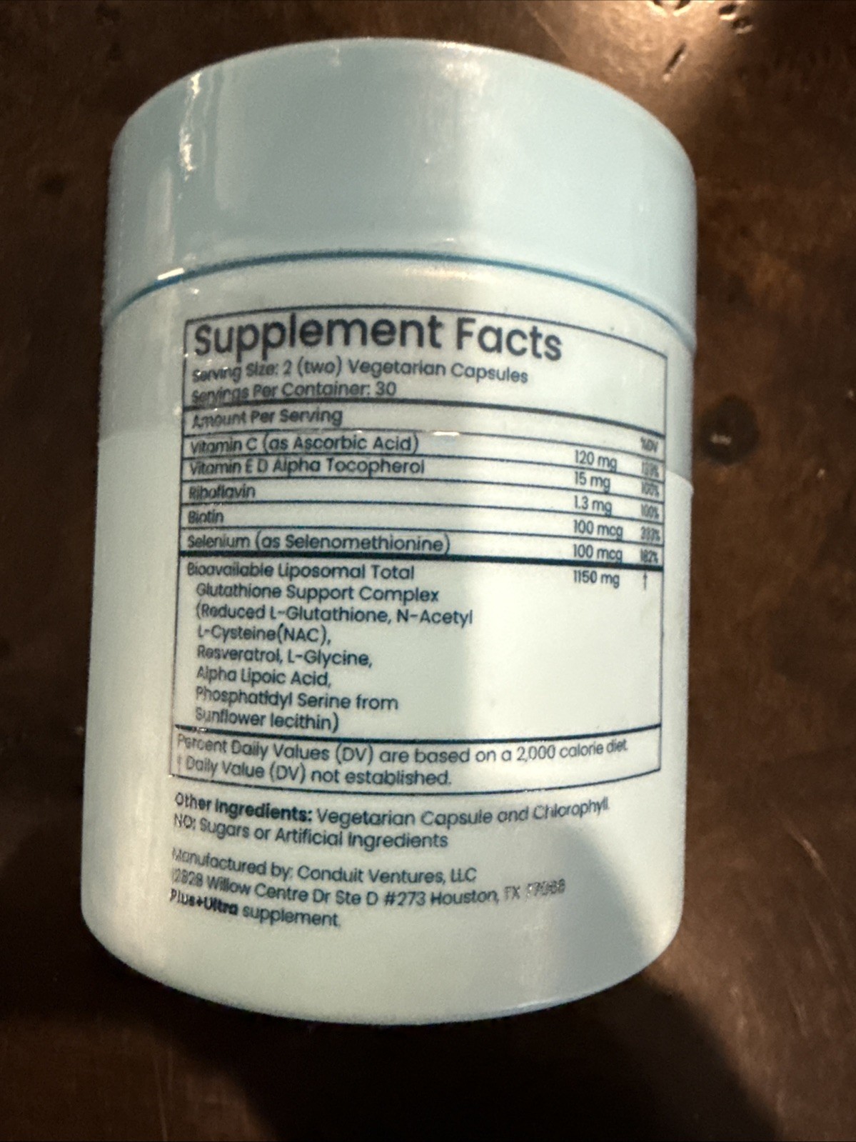 11-in-1 Liposomal Glutathione Supplement 60 Capsules -2 per serv EXP 12/28 NEW