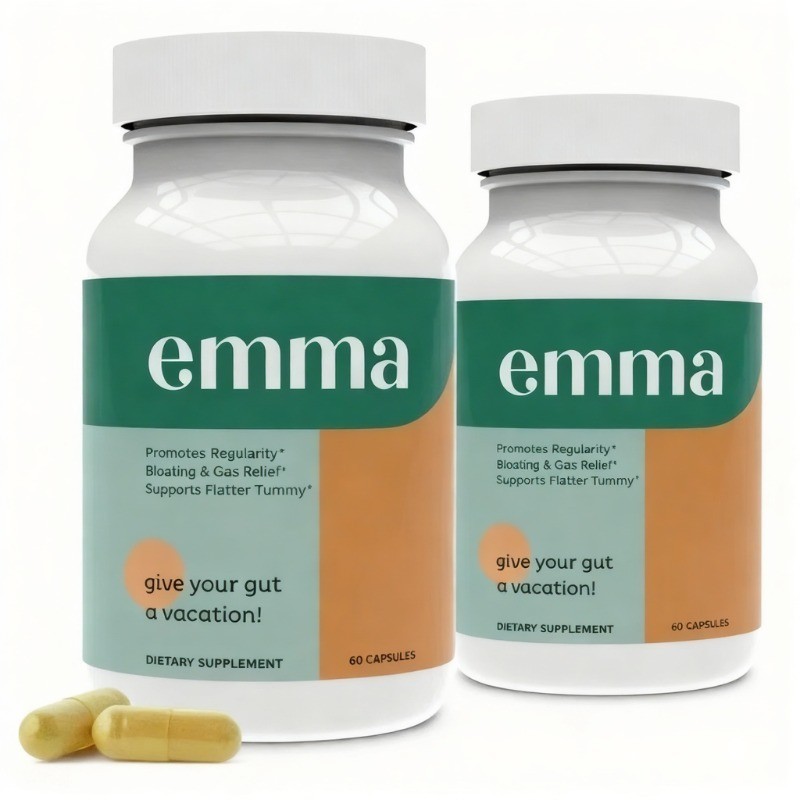 3PCS-NEW Emma Gut Health Supplement for Gas & Bloating Relief,Leaky Gut Repair