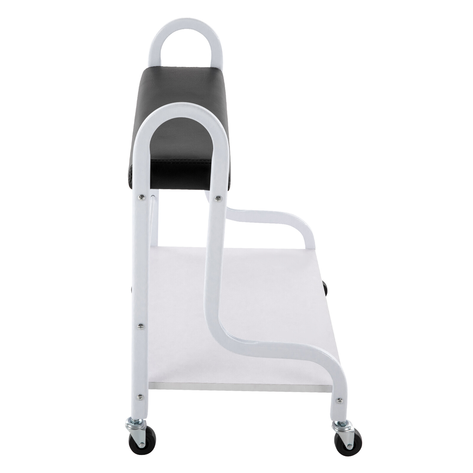 2 Layer Silver Beauty Salon Nail Or Foot Bath Spa Portable 4 Wheeled Trolleys