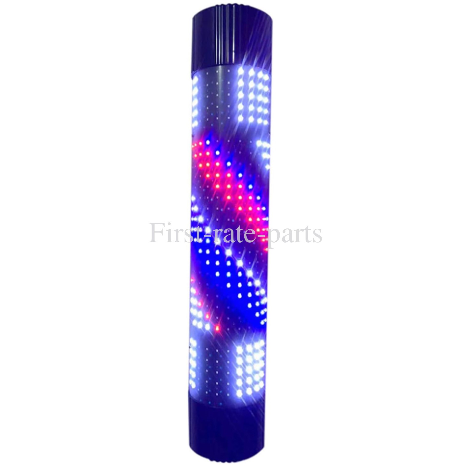 110V Waterproof Barber Pole LED Light US Plug Design for Indoor/Outdoor Use