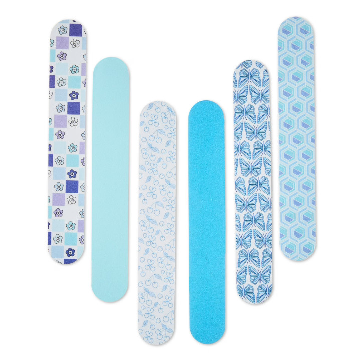 Equate Mini Nail Files, 6 Count, New