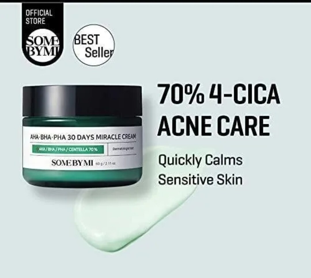 🔥[2 BOTTLES]🔥 SOME BY MI AHA BHA PHA 30 Days Miracle Cream 60g – Exp 06/2026
