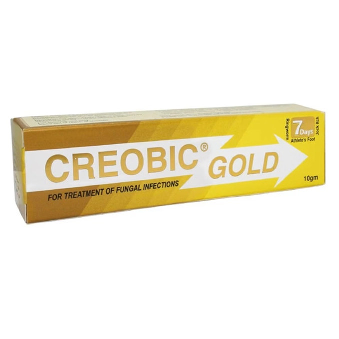 3 X Creobic GOLD Cream 20g Cure Skin Ringworm Parasites Itching Anti Fungus