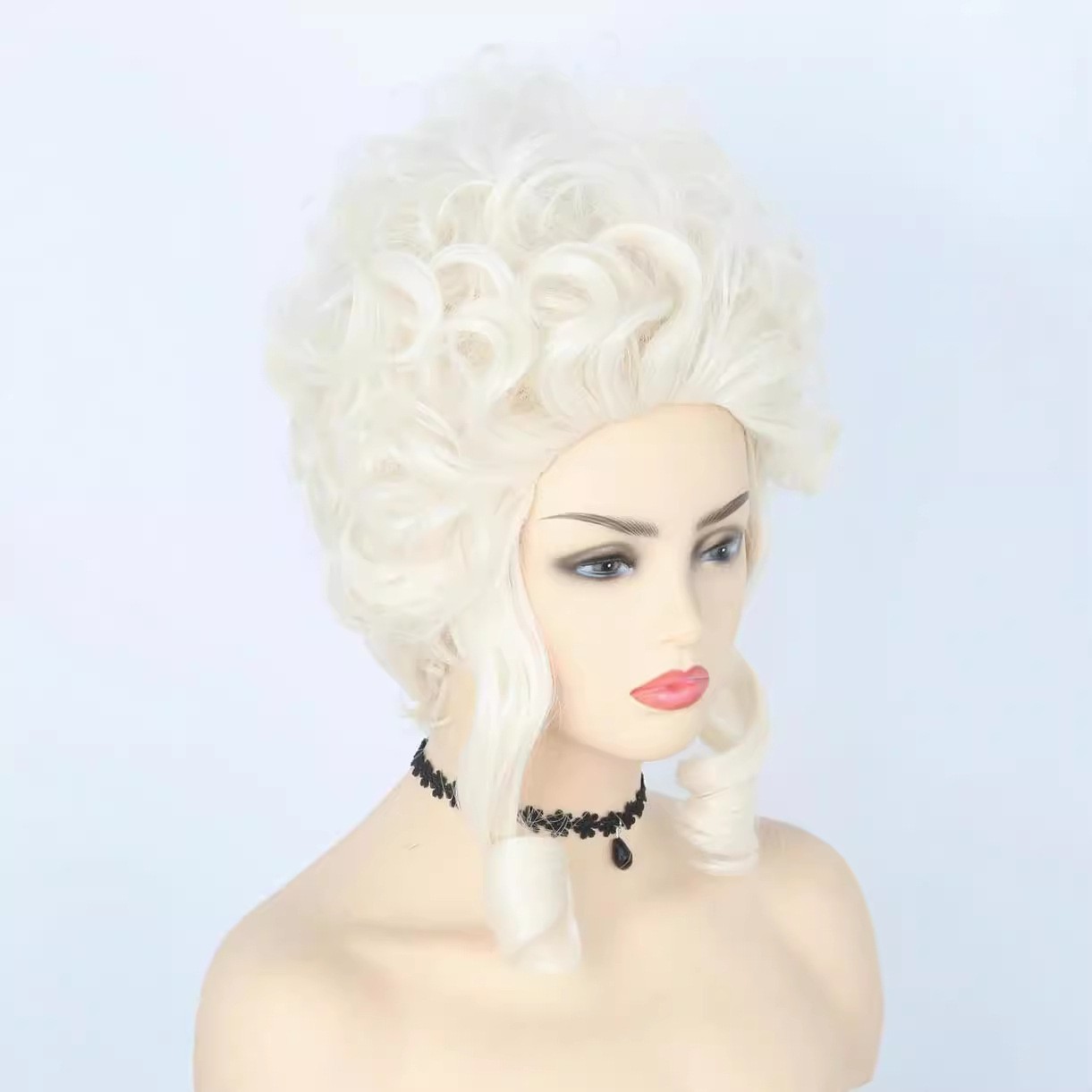 European Royal Court Queen Synthetic Full Wig Marie Antoinette Cosplay Wig