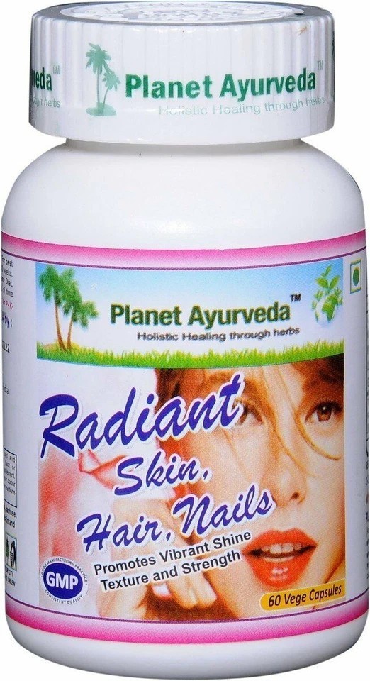 Planet Ayurveda Radiant Skin Hair Nails Capsules – 60 Capsules