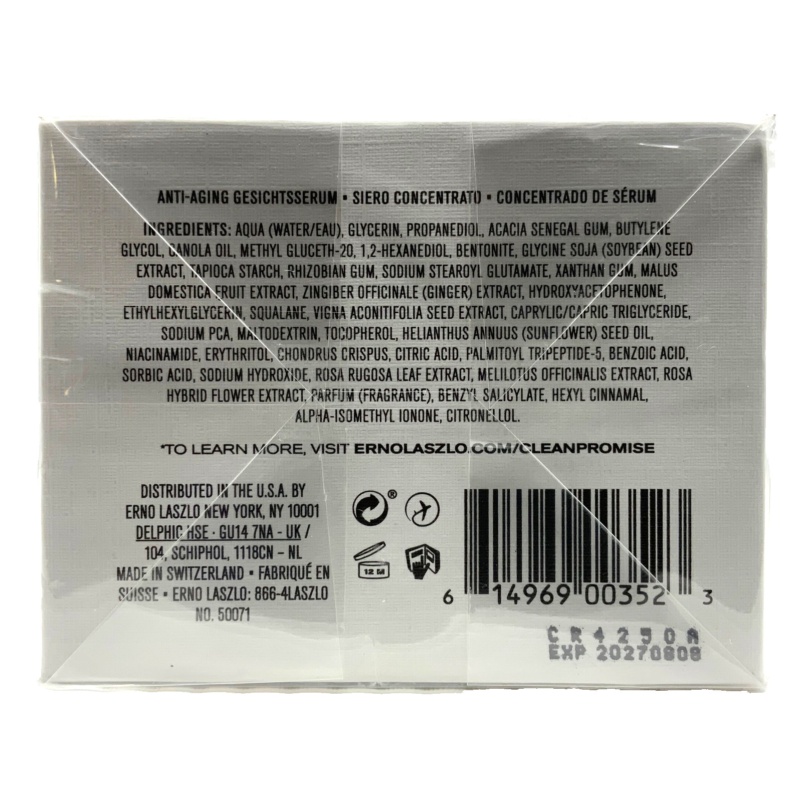 Erno Laszlo Phormula 3-10 Serum Concentrate 30ml Exp. 08/2027