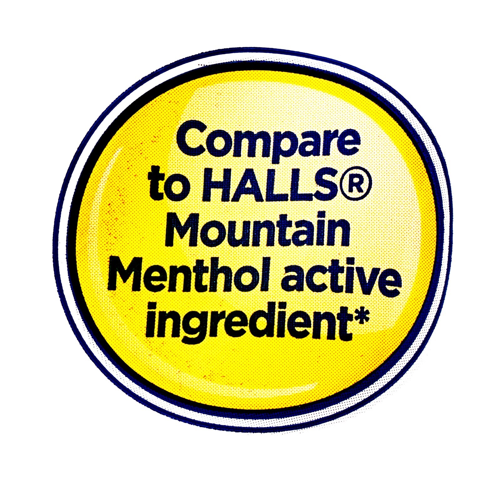 Equate Sugar Free Sore Throat & Cough Relief Menthol Drops 70 Count vs HALLS