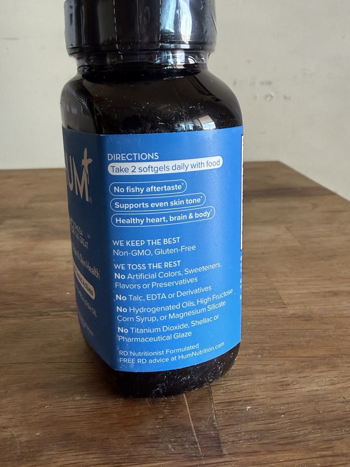 HUM OMG! Omega The Great – Triple Omega 3 Fish Oil (60-Count) EXP 01/2027