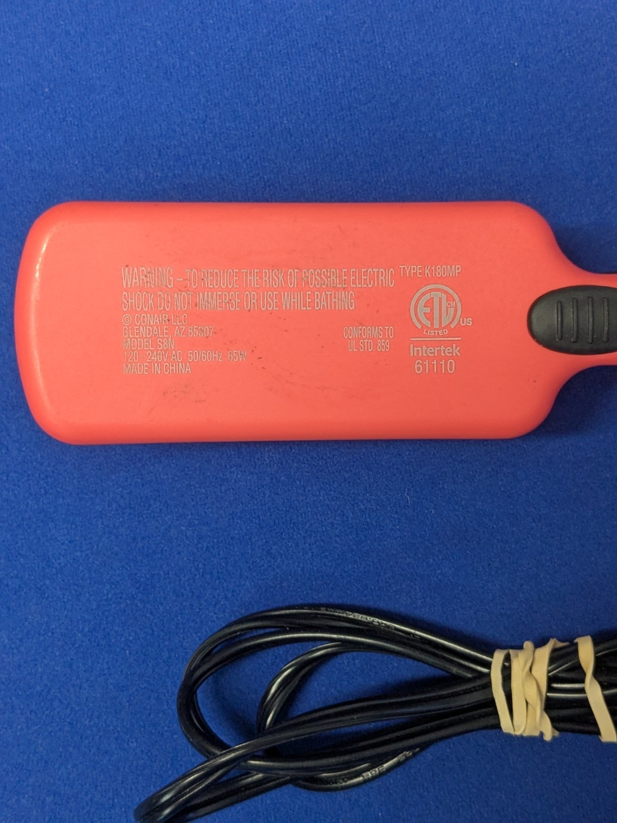 Conair Mini Ceramic Hair Waver Deep Waver Crimper Red Travel Size Tested