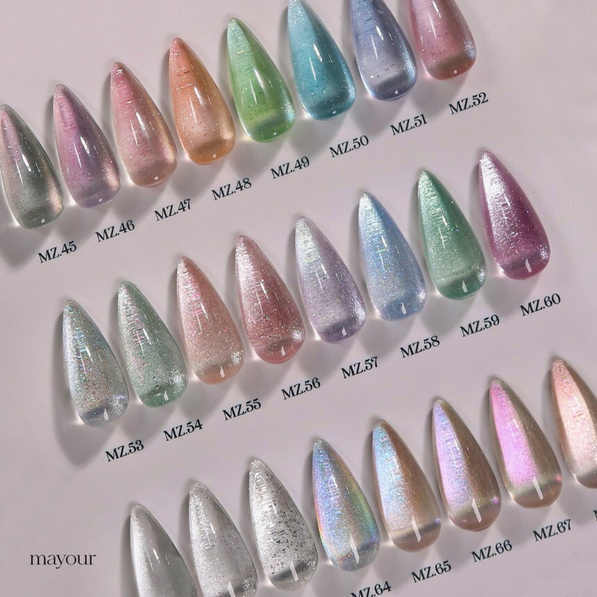 Mayour Magnetic Gel The Collector Season 5 8ml 40 Colors Nail Polish K-Beauty
