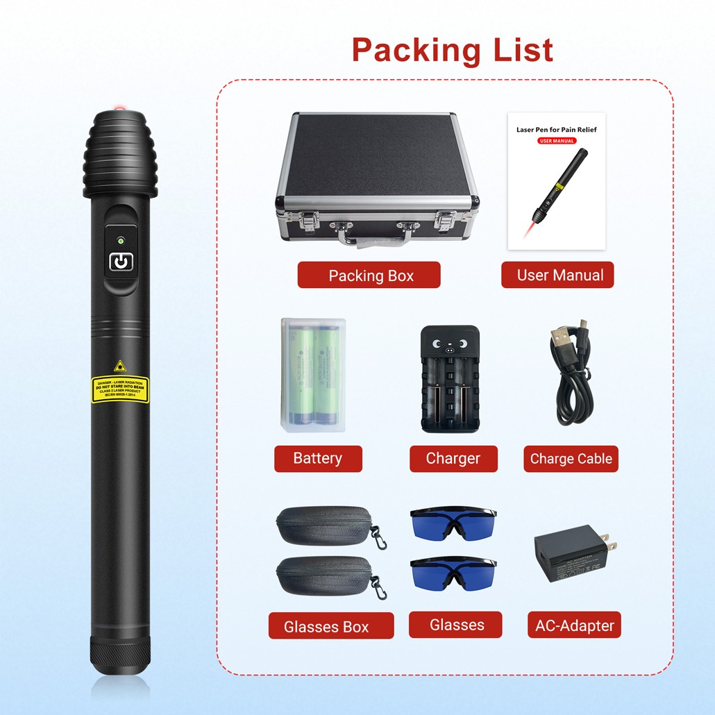 500mW 808nm Infrared Low Level Laser Therapy Acupuncture Pen for Pain Relief
