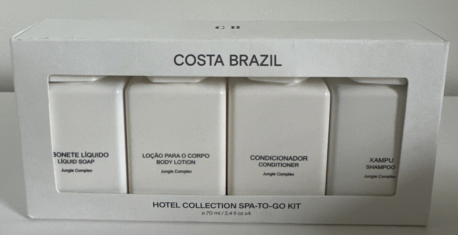 COSTA BRAZIL Hotel Collection Spa To Go Kit Travel Size 4-Pc Set