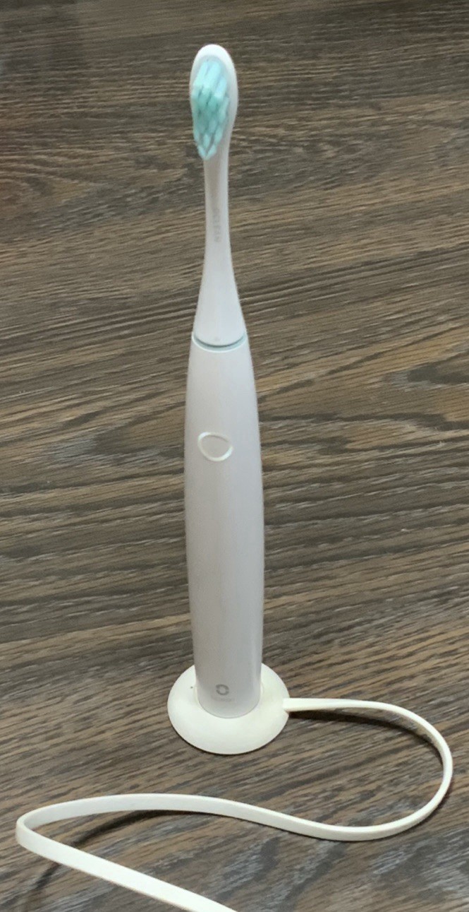 Oclean Wireless Portable Hand Held Electric Tooth Brush W/1 Brush Head White