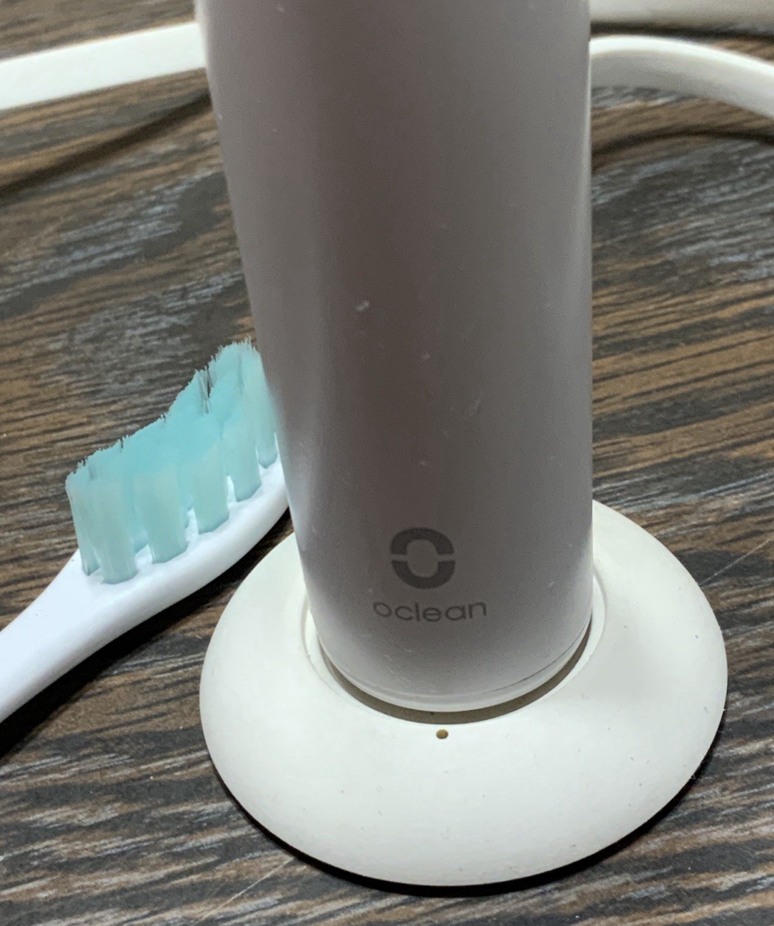 Oclean Wireless Portable Hand Held Electric Tooth Brush W/1 Brush Head White