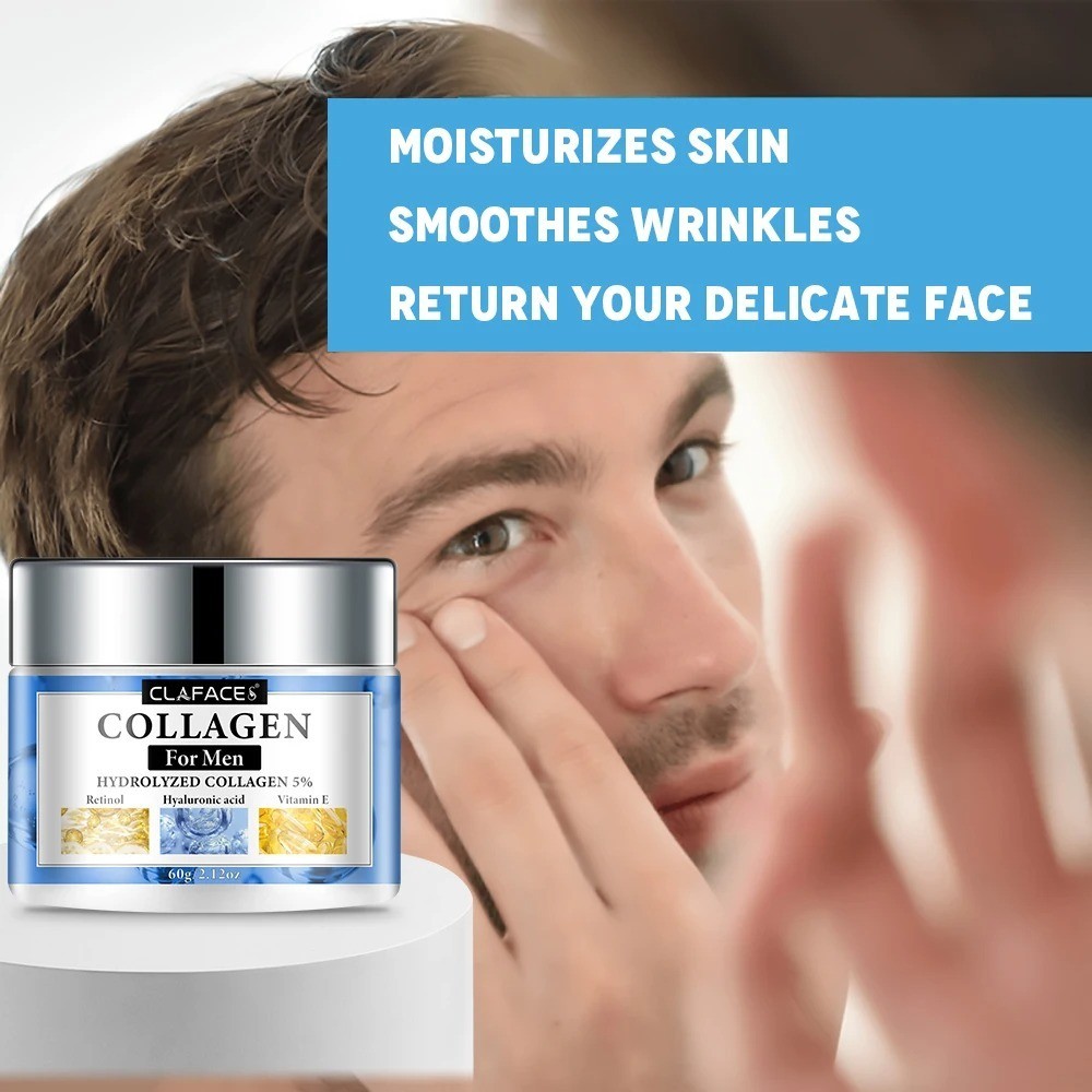 60g Men’s Retinol Collagen Moisturizing Cream Anti-Aging Firming Facial Skincare
